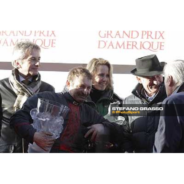 Jean Philip Dubois and Jean Pierre Dubois 92° Grand Prix d\'Amerique Paris - Vincennes racecourse,27th january 2013 ph.Stefano Grasso