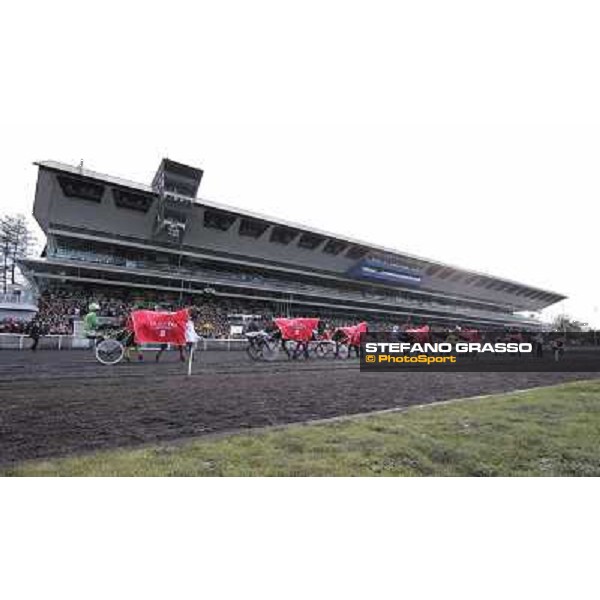 The Parade of the 92° Grand Prix d\'Amerique Paris - Vincennes racecourse,27th january 2013 ph.Mia Tornberg/Stefano Grasso