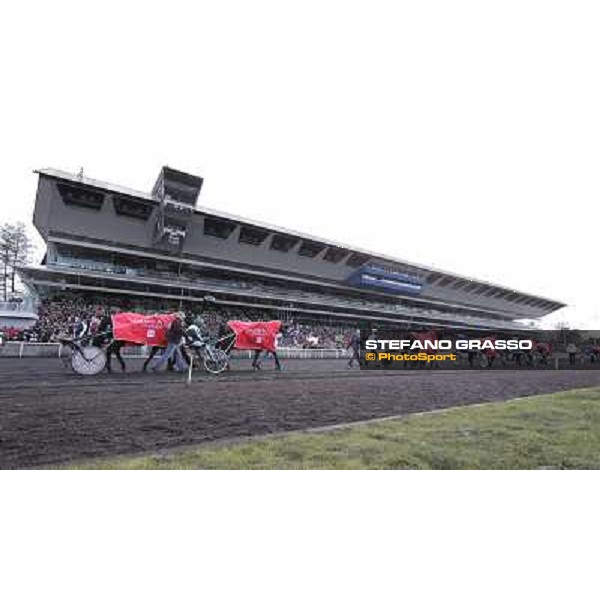 The Parade of the 92° Grand Prix d\'Amerique Paris - Vincennes racecourse,27th january 2013 ph.Mia Tornberg/Stefano Grasso