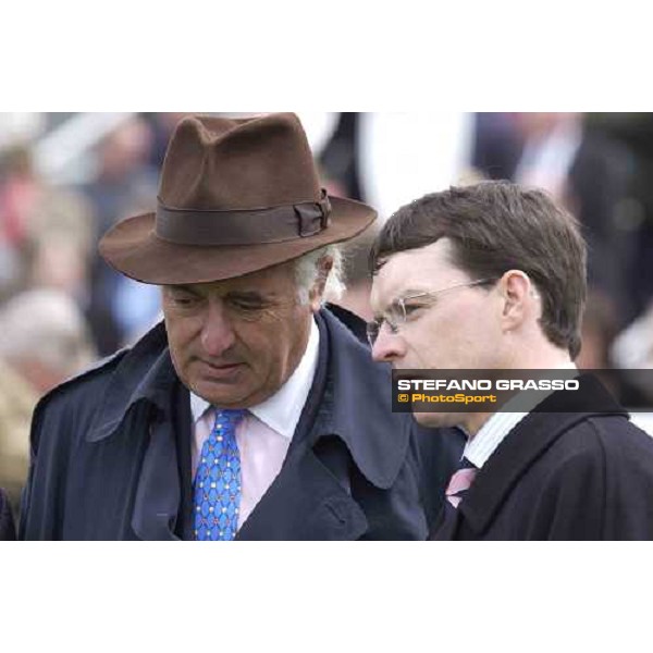 John Magnier and A.P. O\'Brien Newbury 14th may 2005 ph. Stefano Grasso