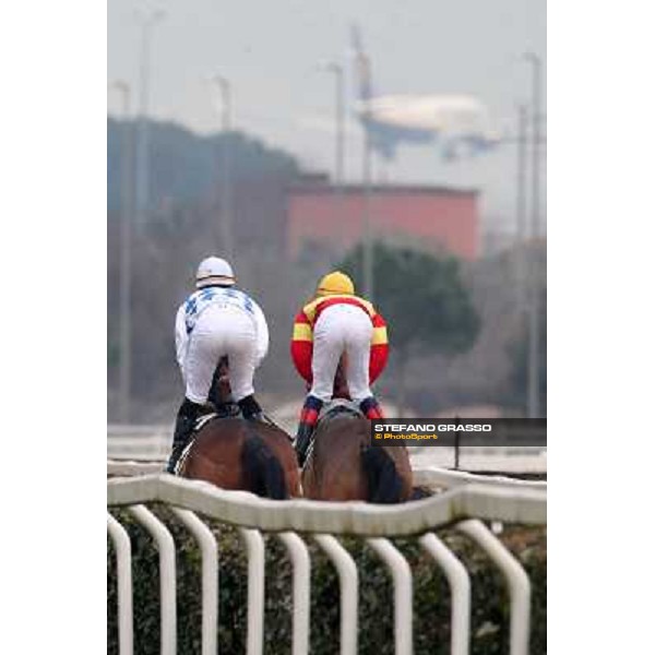 Noble Hacky and Fabio Branca Rome, Capannelle racecourse, 1st march 2012 ph.Stefano Grasso