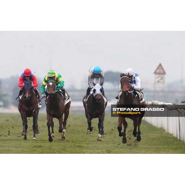 Noble Hacky and Fabio Branca win the Premio Matahawk Rome, Capannelle racecourse, 1st march 2012 ph.Stefano Grasso