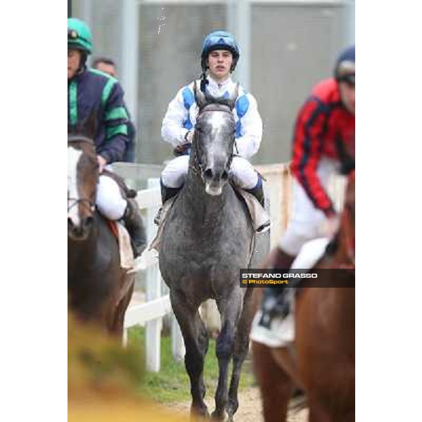 Andrea Mezzatesta with Cloud wins the Premio Youth Rome, Capannelle racecourse, 1st march 2012 ph.Stefano Grasso
