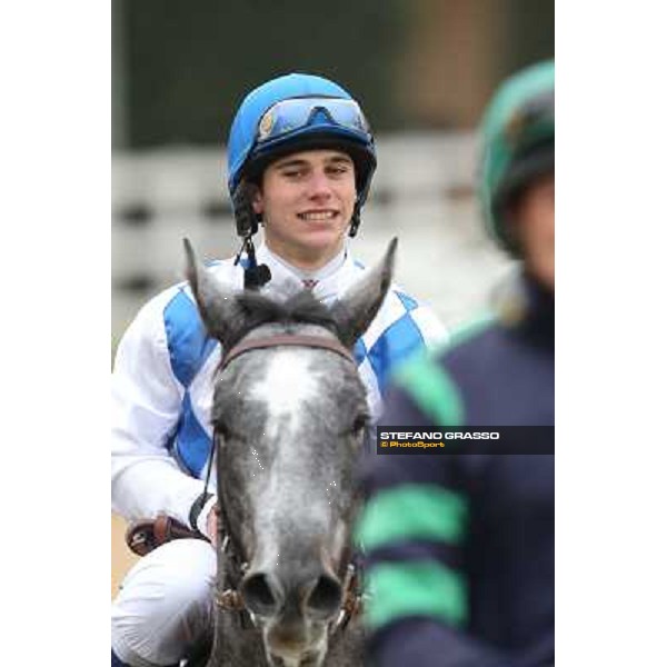 Andrea Mezzatesta with Cloud wins the Premio Youth Rome, Capannelle racecourse, 1st march 2012 ph.Stefano Grasso