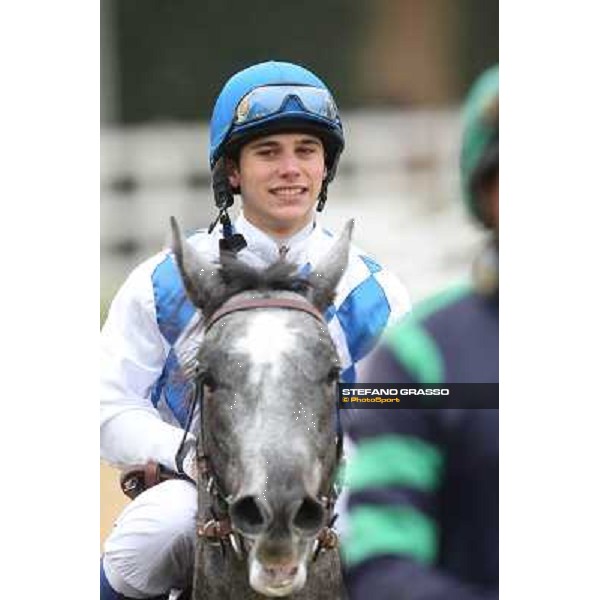 Andrea Mezzatesta with Cloud wins the Premio Youth Rome, Capannelle racecourse, 1st march 2012 ph.Stefano Grasso