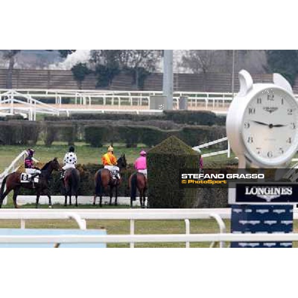 before the start. Longines Rome, Capannelle racecourse, 1st march 2013 ph.Stefano Grasso