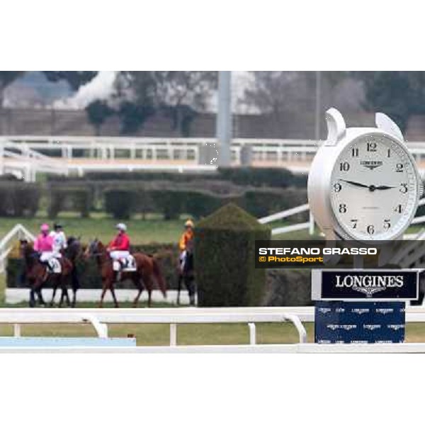 before the start. Longines Rome, Capannelle racecourse, 1st march 2013 ph.Stefano Grasso