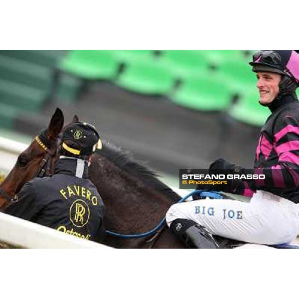 Josef Bartos on Wet and Wild Rome, Capannelle racecourse, 1st march 2013 ph.Stefano Grasso