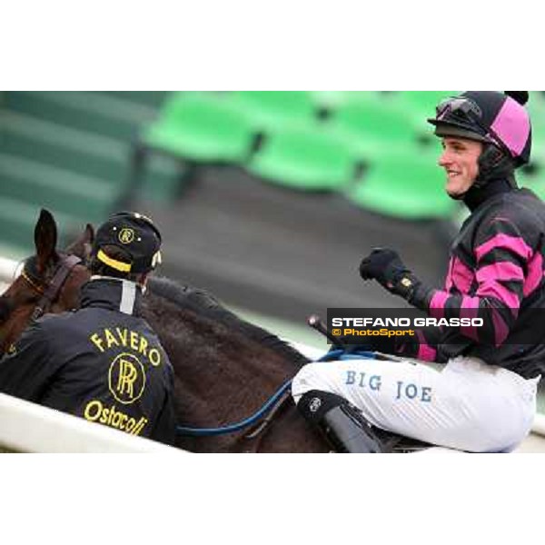 Josef Bartos on Wet and Wild Rome, Capannelle racecourse, 1st march 2013 ph.Stefano Grasso