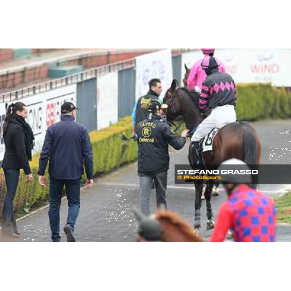 Paolo Favero,Josef Bartos and Wet and Wild Rome, Capannelle racecourse, 1st march 2013 ph.Stefano Grasso