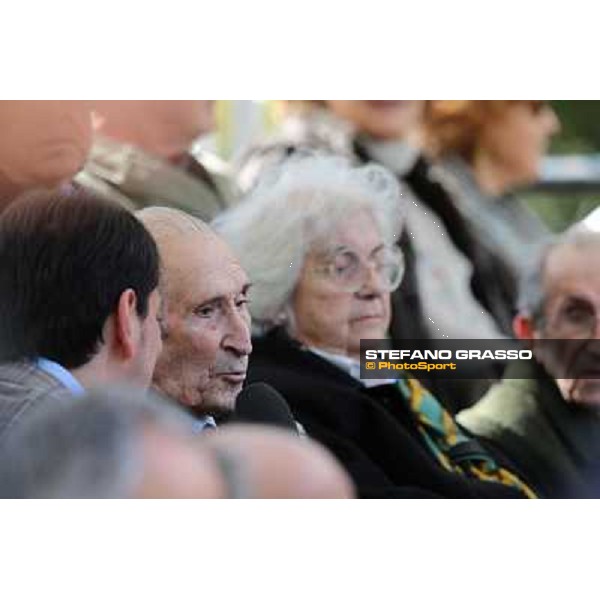 I festeggiamenti in onore del Generale Piero D\'Inzeo per i suoi 90 anni presso la Società Ippica Romana. Roma, 10 marzo 2013 ph.Stefano Grasso