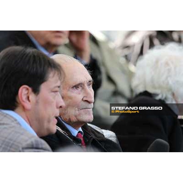 I festeggiamenti in onore del Generale Piero D\'Inzeo per i suoi 90 anni presso la Società Ippica Romana. Roma, 10 marzo 2013 ph.Stefano Grasso
