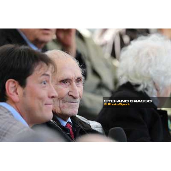 I festeggiamenti in onore del Generale Piero D\'Inzeo per i suoi 90 anni presso la Società Ippica Romana. Roma, 10 marzo 2013 ph.Stefano Grasso