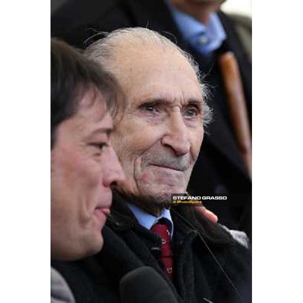 I festeggiamenti in onore del Generale Piero D\'Inzeo per i suoi 90 anni presso la Società Ippica Romana. Roma, 10 marzo 2013 ph.Stefano Grasso