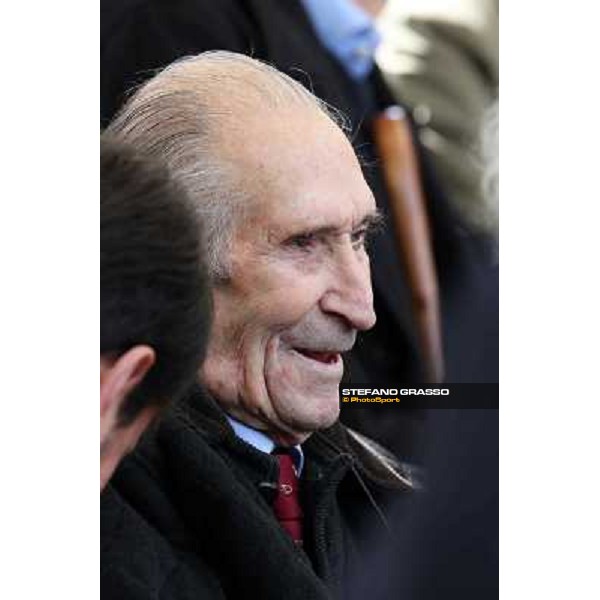 I festeggiamenti in onore del Generale Piero D\'Inzeo per i suoi 90 anni presso la Società Ippica Romana. Roma, 10 marzo 2013 ph.Stefano Grasso