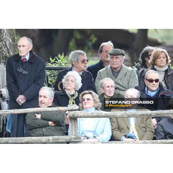 I festeggiamenti in onore del Generale Piero D\'Inzeo per i suoi 90 anni presso la Società Ippica Romana. Roma, 10 marzo 2013 ph.Stefano Grasso