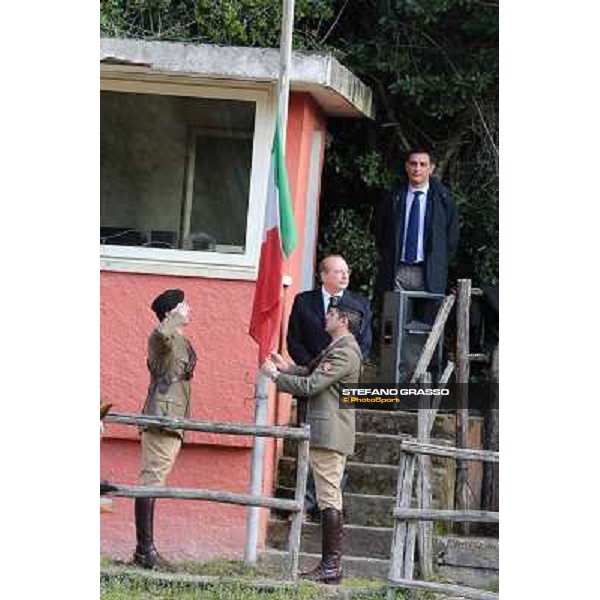 I festeggiamenti in onore del Generale Piero D\'Inzeo per i suoi 90 anni presso la Società Ippica Romana. Roma, 10 marzo 2013 ph.Stefano Grasso