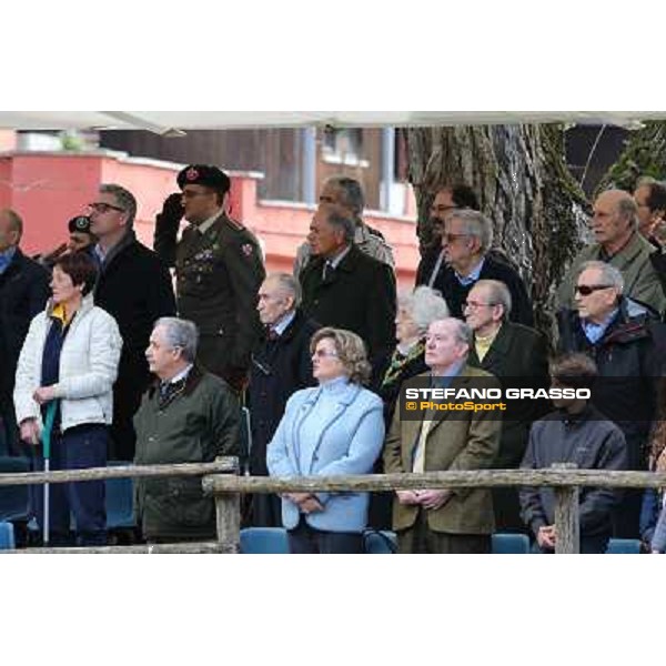 I festeggiamenti in onore del Generale Piero D\'Inzeo per i suoi 90 anni presso la Società Ippica Romana. Roma, 10 marzo 2013 ph.Stefano Grasso