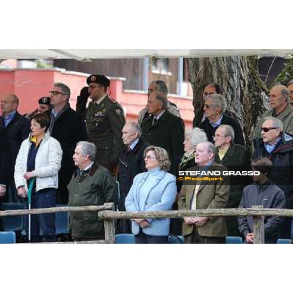 I festeggiamenti in onore del Generale Piero D\'Inzeo per i suoi 90 anni presso la Società Ippica Romana. Roma, 10 marzo 2013 ph.Stefano Grasso