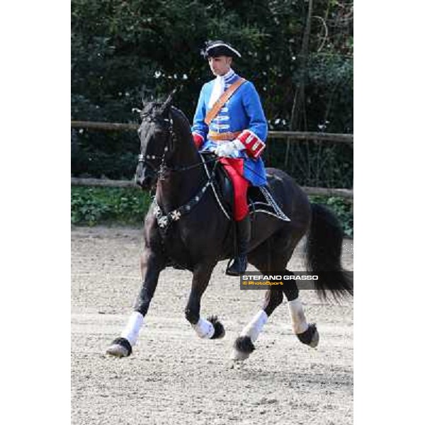 I festeggiamenti in onore del Generale Piero D\'Inzeo per i suoi 90 anni presso la Società Ippica Romana. Roma, 10 marzo 2013 ph.Stefano Grasso