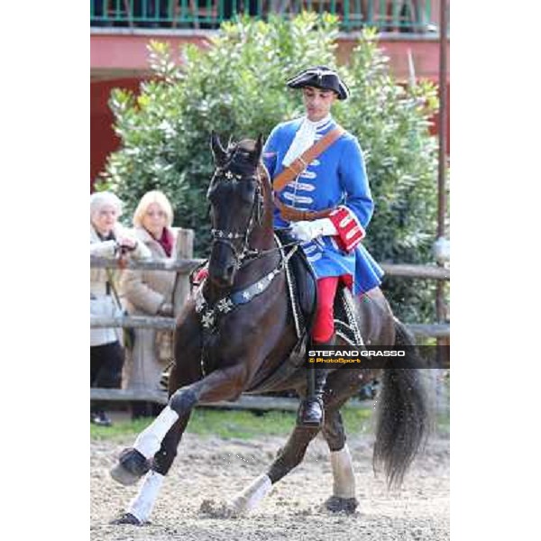 I festeggiamenti in onore del Generale Piero D\'Inzeo per i suoi 90 anni presso la Società Ippica Romana. Roma, 10 marzo 2013 ph.Stefano Grasso