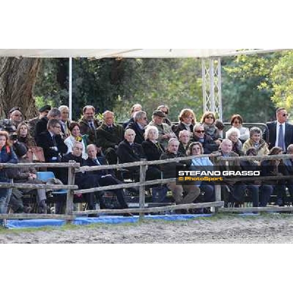 I festeggiamenti in onore del Generale Piero D\'Inzeo per i suoi 90 anni presso la Società Ippica Romana. Roma, 10 marzo 2013 ph.Stefano Grasso