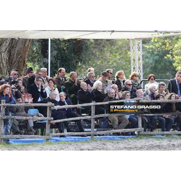I festeggiamenti in onore del Generale Piero D\'Inzeo per i suoi 90 anni presso la Società Ippica Romana. Roma, 10 marzo 2013 ph.Stefano Grasso