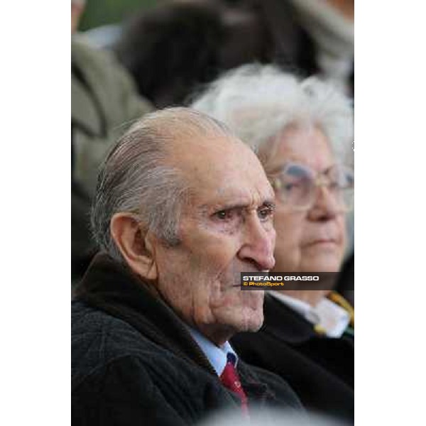 I festeggiamenti in onore del Generale Piero D\'Inzeo per i suoi 90 anni presso la Società Ippica Romana. Roma, 10 marzo 2013 ph.Stefano Grasso