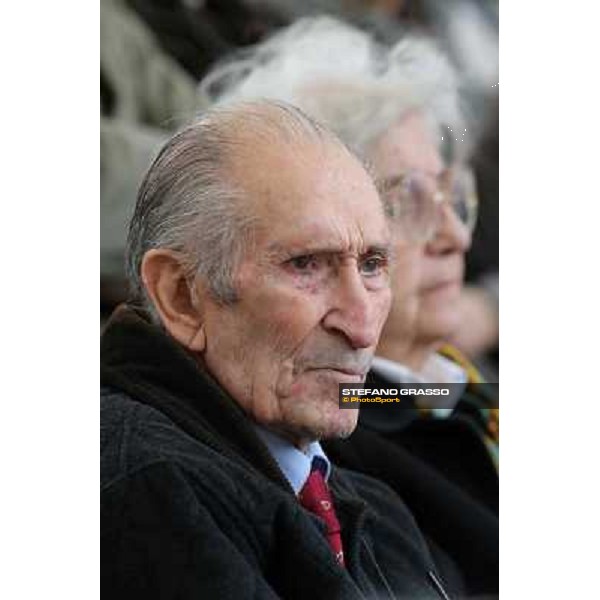 I festeggiamenti in onore del Generale Piero D\'Inzeo per i suoi 90 anni presso la Società Ippica Romana. Roma, 10 marzo 2013 ph.Stefano Grasso