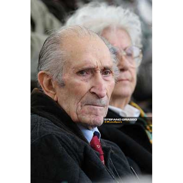 I festeggiamenti in onore del Generale Piero D\'Inzeo per i suoi 90 anni presso la Società Ippica Romana. Roma, 10 marzo 2013 ph.Stefano Grasso
