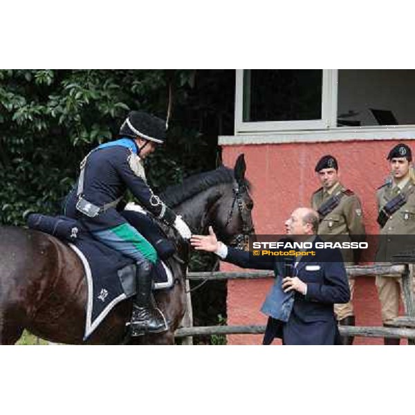 I festeggiamenti in onore del Generale Piero D\'Inzeo per i suoi 90 anni presso la Società Ippica Romana. Roma, 10 marzo 2013 ph.Stefano Grasso