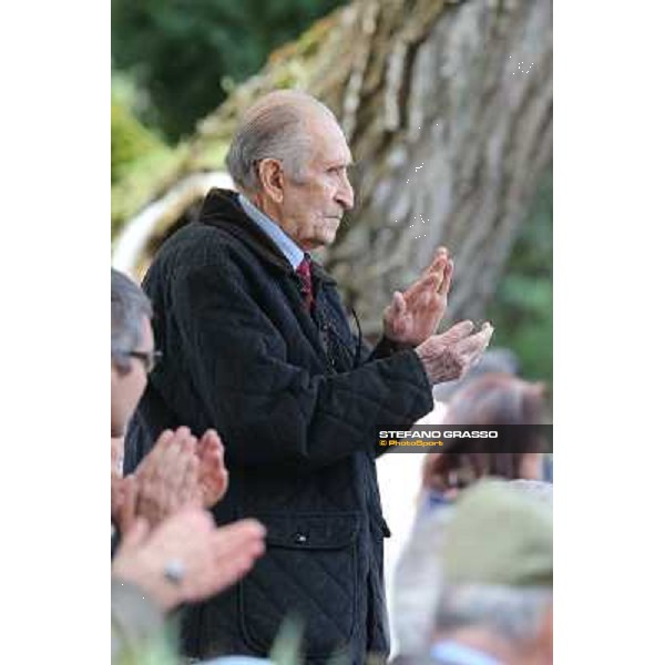 I festeggiamenti in onore del Generale Piero D\'Inzeo per i suoi 90 anni presso la Società Ippica Romana. Roma, 10 marzo 2013 ph.Stefano Grasso