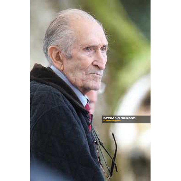 I festeggiamenti in onore del Generale Piero D\'Inzeo per i suoi 90 anni presso la Società Ippica Romana. Roma, 10 marzo 2013 ph.Stefano Grasso