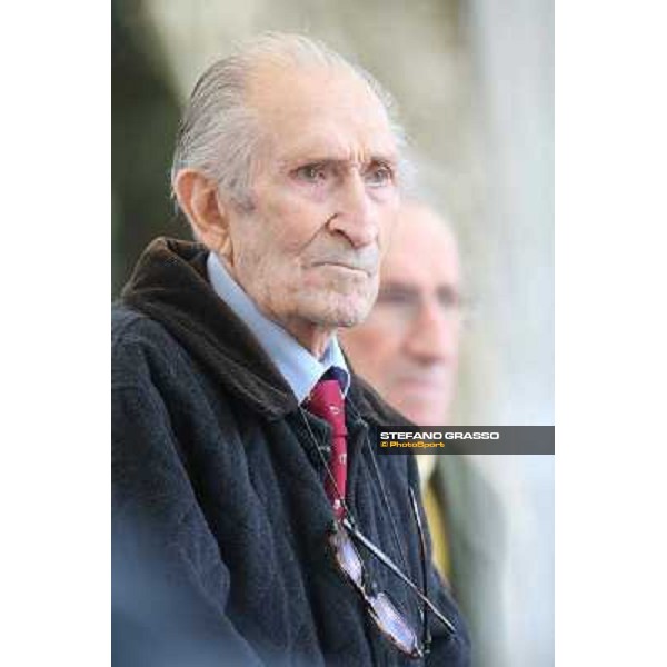 I festeggiamenti in onore del Generale Piero D\'Inzeo per i suoi 90 anni presso la Società Ippica Romana. Roma, 10 marzo 2013 ph.Stefano Grasso