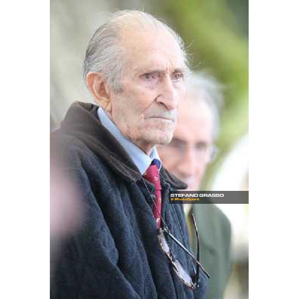 I festeggiamenti in onore del Generale Piero D\'Inzeo per i suoi 90 anni presso la Società Ippica Romana. Roma, 10 marzo 2013 ph.Stefano Grasso