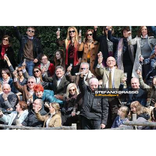 I festeggiamenti in onore del Generale Piero D\'Inzeo per i suoi 90 anni presso la Società Ippica Romana. Roma, 10 marzo 2013 ph.Stefano Grasso