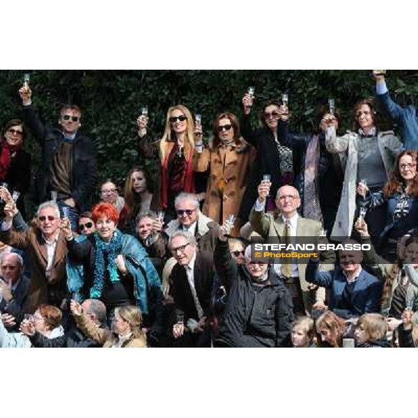 I festeggiamenti in onore del Generale Piero D\'Inzeo per i suoi 90 anni presso la Società Ippica Romana. Roma, 10 marzo 2013 ph.Stefano Grasso