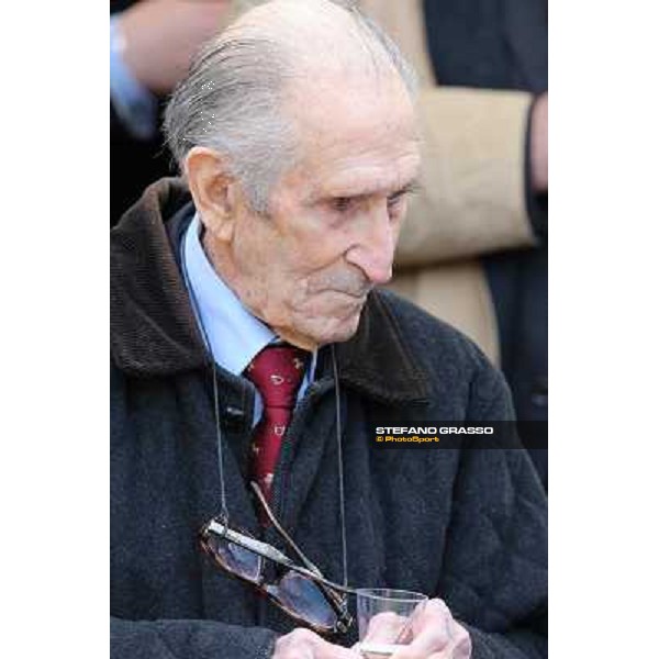 I festeggiamenti in onore del Generale Piero D\'Inzeo per i suoi 90 anni presso la Società Ippica Romana. Roma, 10 marzo 2013 ph.Stefano Grasso