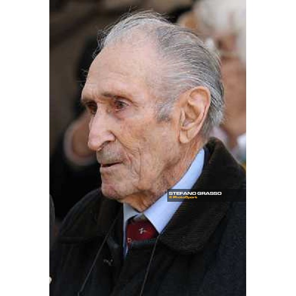 I festeggiamenti in onore del Generale Piero D\'Inzeo per i suoi 90 anni presso la Società Ippica Romana. Roma, 10 marzo 2013 ph.Stefano Grasso