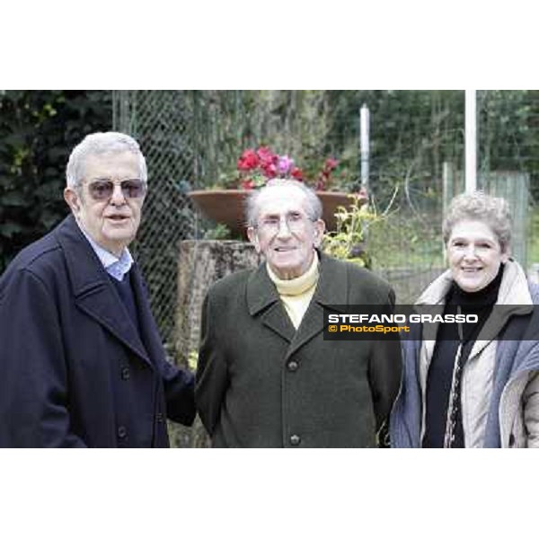 I festeggiamenti in onore del Generale Piero D\'Inzeo per i suoi 90 anni presso la Società Ippica Romana. Roma, 10 marzo 2013 ph.Stefano Grasso