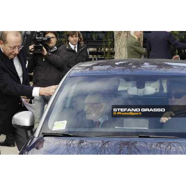 I festeggiamenti in onore del Generale Piero D\'Inzeo per i suoi 90 anni presso la Società Ippica Romana. Roma, 10 marzo 2013 ph.Stefano Grasso