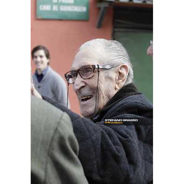 I festeggiamenti in onore del Generale Piero D\'Inzeo per i suoi 90 anni presso la Società Ippica Romana. Roma, 10 marzo 2013 ph.Stefano Grasso