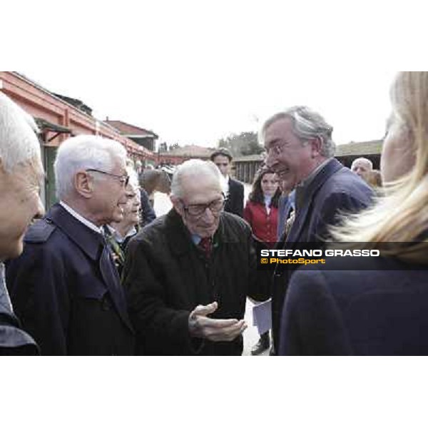 I festeggiamenti in onore del Generale Piero D\'Inzeo per i suoi 90 anni presso la Società Ippica Romana. Roma, 10 marzo 2013 ph.Stefano Grasso