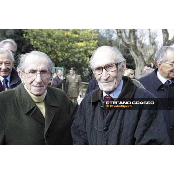 I festeggiamenti in onore del Generale Piero D\'Inzeo per i suoi 90 anni presso la Società Ippica Romana. Roma, 10 marzo 2013 ph.Stefano Grasso