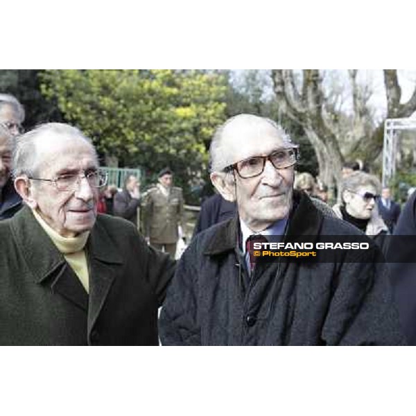 I festeggiamenti in onore del Generale Piero D\'Inzeo per i suoi 90 anni presso la Società Ippica Romana. Roma, 10 marzo 2013 ph.Stefano Grasso