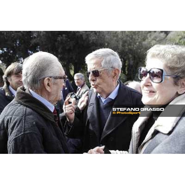 I festeggiamenti in onore del Generale Piero D\'Inzeo per i suoi 90 anni presso la Società Ippica Romana. Roma, 10 marzo 2013 ph.Stefano Grasso