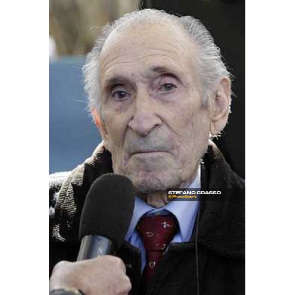 I festeggiamenti in onore del Generale Piero D\'Inzeo per i suoi 90 anni presso la Società Ippica Romana. Roma, 10 marzo 2013 ph.Stefano Grasso