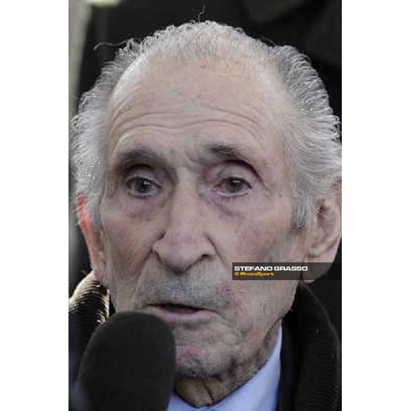 I festeggiamenti in onore del Generale Piero D\'Inzeo per i suoi 90 anni presso la Società Ippica Romana. Roma, 10 marzo 2013 ph.Stefano Grasso