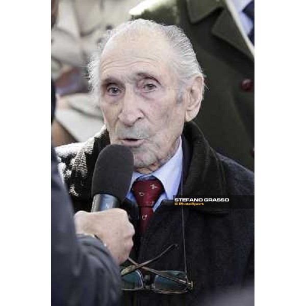 I festeggiamenti in onore del Generale Piero D\'Inzeo per i suoi 90 anni presso la Società Ippica Romana. Roma, 10 marzo 2013 ph.Stefano Grasso