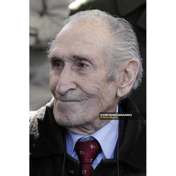 I festeggiamenti in onore del Generale Piero D\'Inzeo per i suoi 90 anni presso la Società Ippica Romana. Roma, 10 marzo 2013 ph.Stefano Grasso